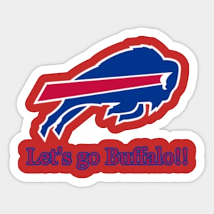 Let’s go Buffalo Sticker